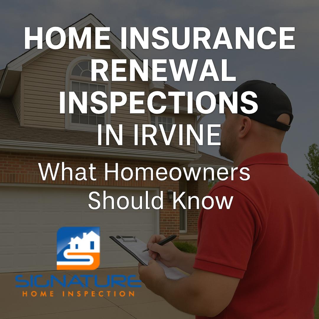 Home Insurance Renewal Inspections in Irvine